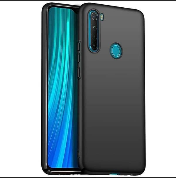 Redmi Note 8 Soft Matt Color Button Camera Protection TPU Design Case Matte Scrub Shockproof Back Cover