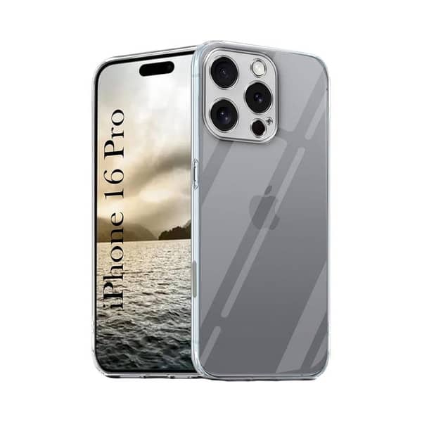 IPhone 16 Pro Back Cover Soft Dust Plug transparent TPU Camera Protection Shockproof Phone Case IPhone 16 Pro