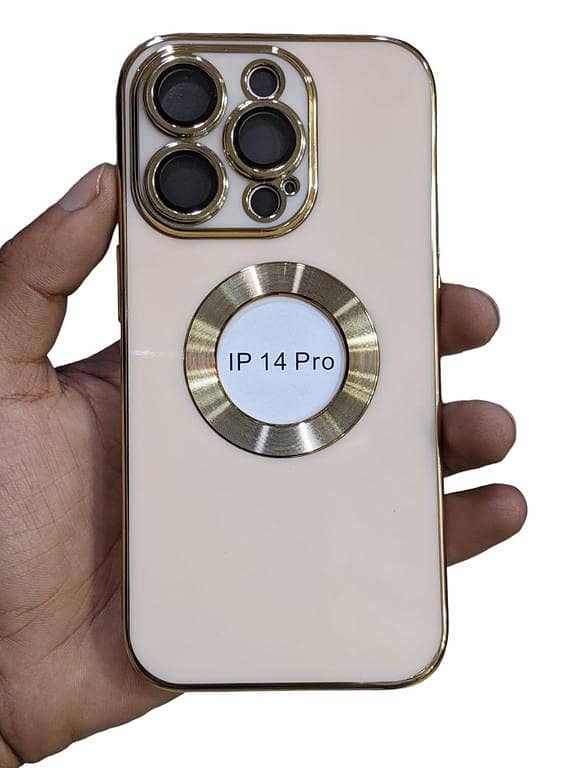 iPhone 14 Pro High Quality Transparent Air Baig Four Side Diamond Cut Shockproof Back Case Cover