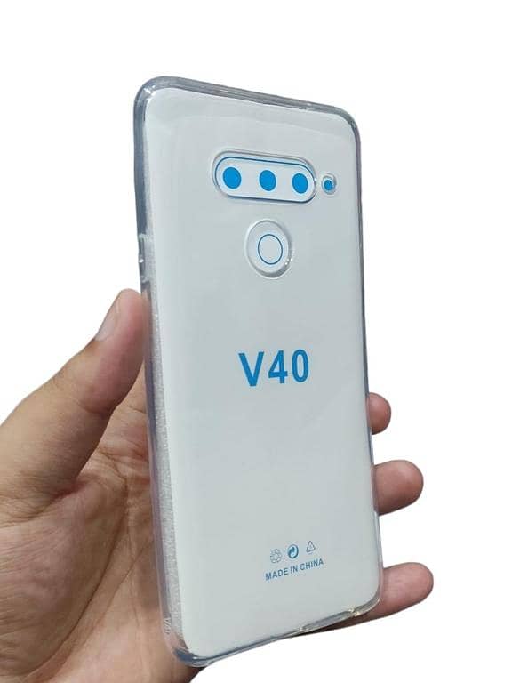 LG V40 Case Clear Soft TPU Anti Fall Shockproof Silicone Phone Back Cover for LG V40