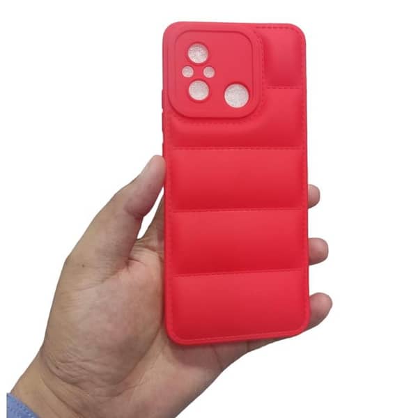 Mi Redmi 12C Soft Down-Jacket Matt Back Case Cover