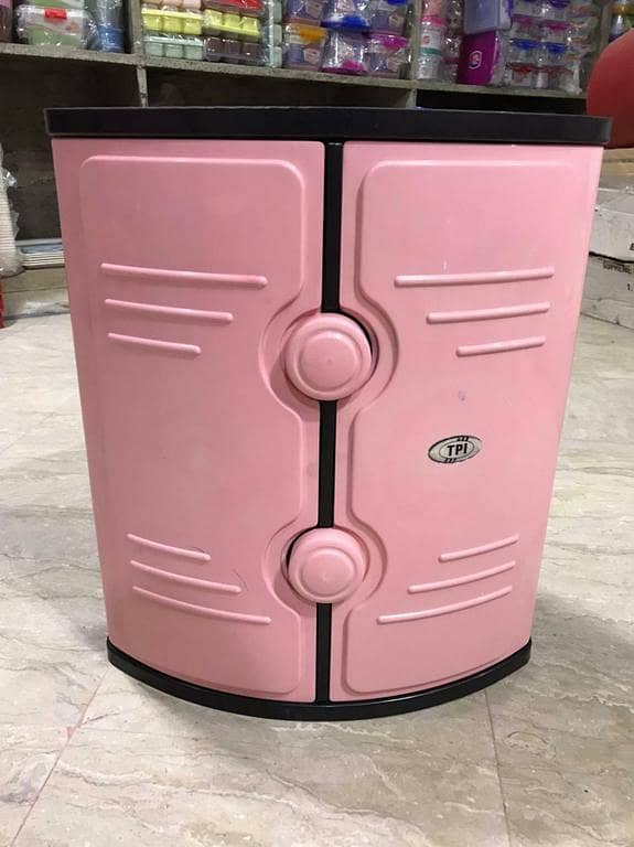 Corner Washroom Cabinet (Covered)