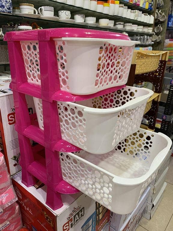 Multipurpose Drawers for fruits/vegetables (3 Shelves)