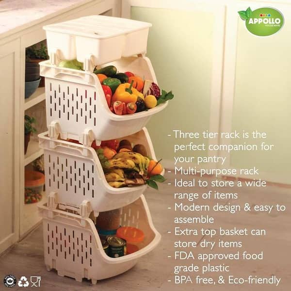 Kitchen Multipurpose Rack (3 Steps)