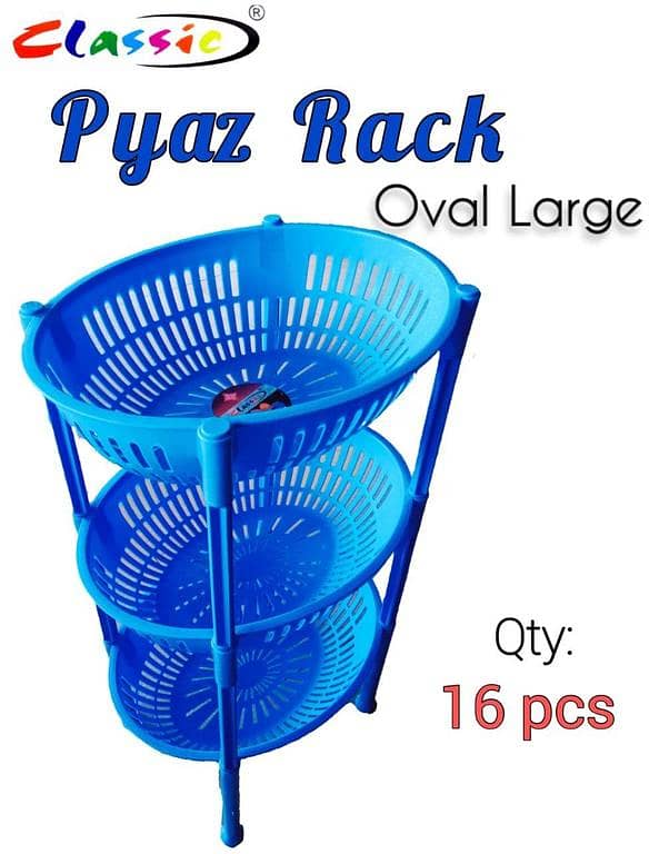 Multipurpose Rack For Fruits/Vegetable (Oval)