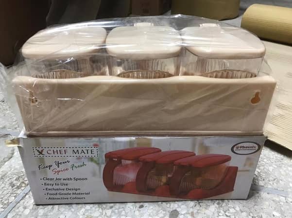3 in 1 Chef Mate Spice Rack (Single Shelf)