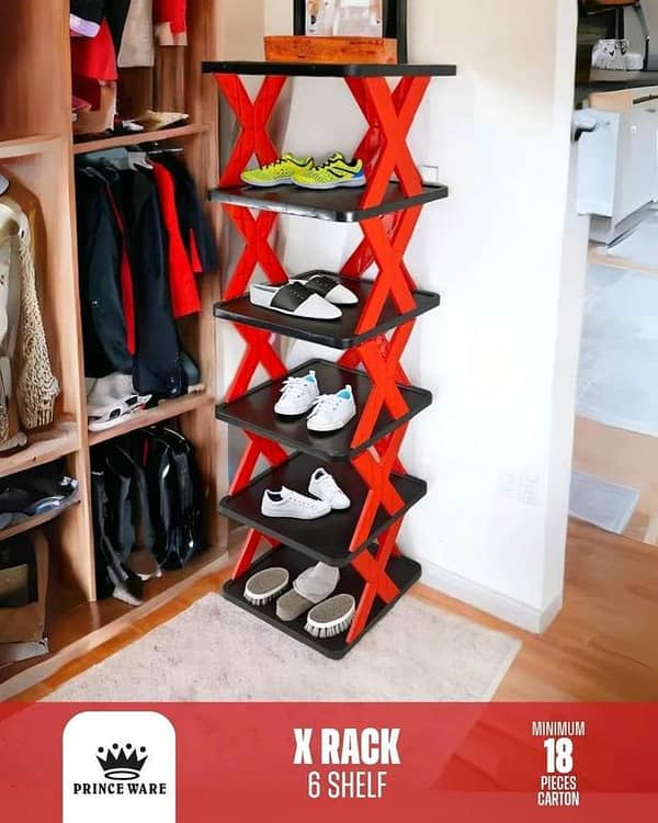 X-Design Multipurpose Shelf Rack (6 Steps)