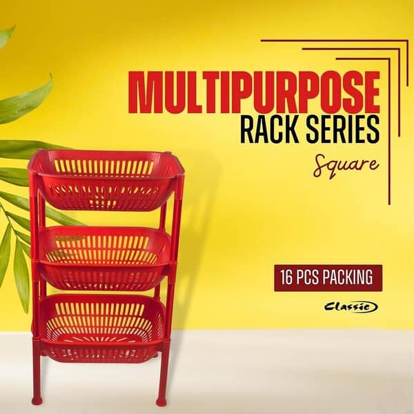 Rectangular Multipurpose Rack For Fruits/Vegetable