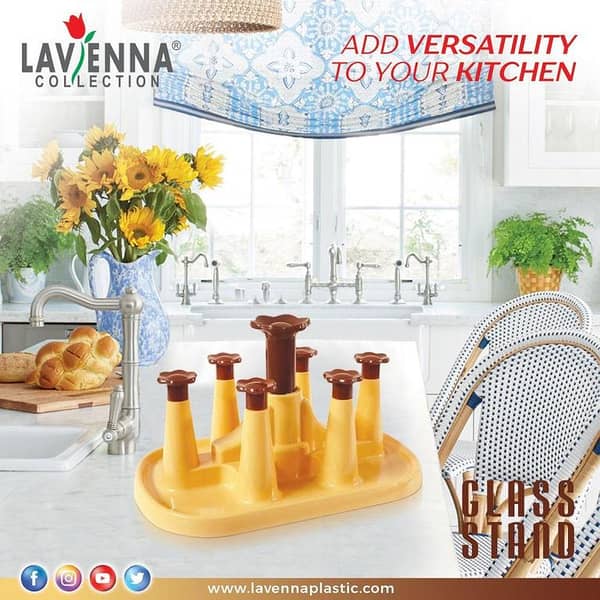 Beautiful Lavenna Glass Stand (For 6 Glass)