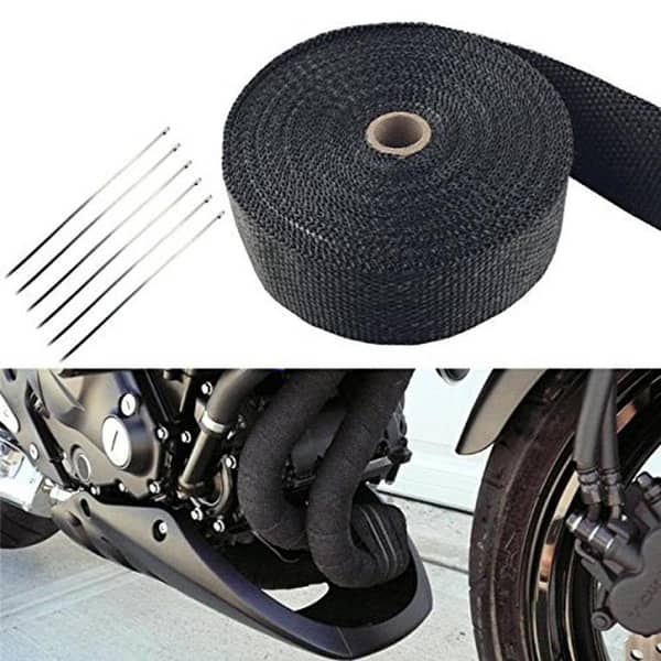 Universal Exhaust Heat Bend Wrap Black