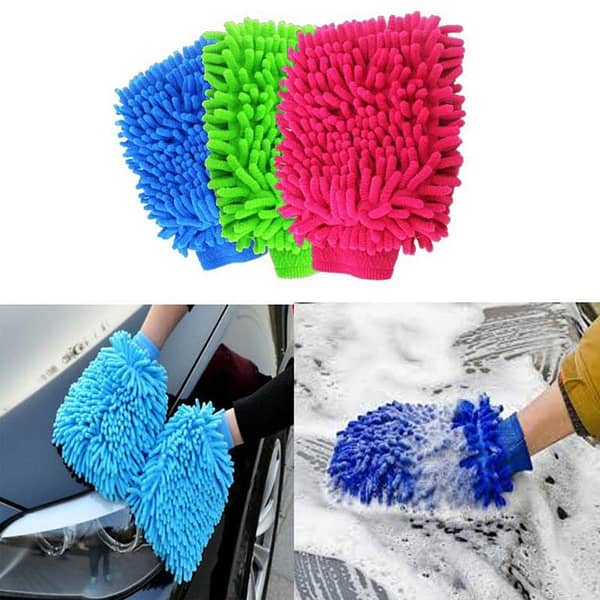 Pack of 3 Microfiber Gloves