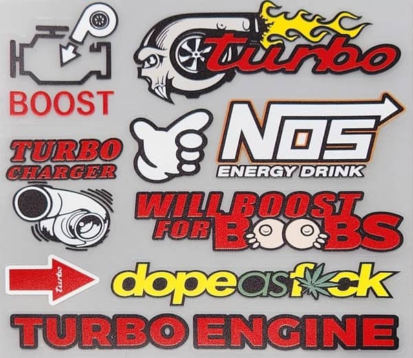 Custom Embossed Sticker Sheet for Cars and Bikes - Premium Quality