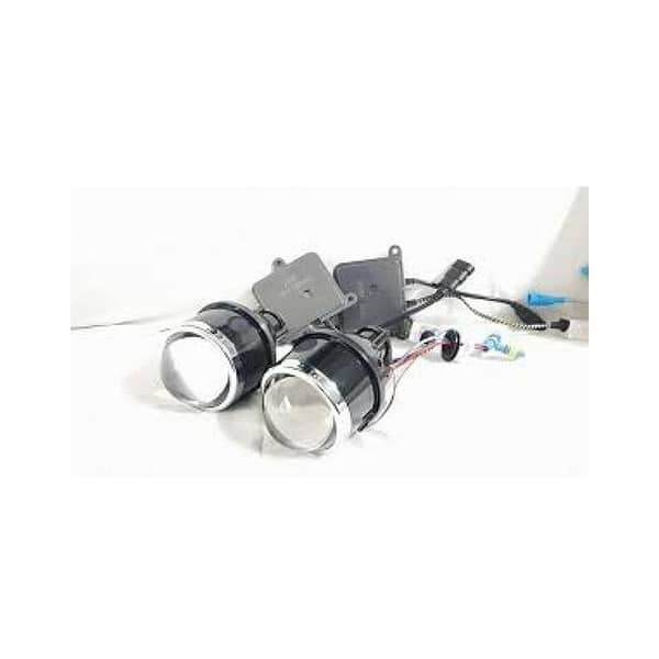 Q5 Model Universal Bi Xenon Headlight Projectors 55 Watt Hid Blasters Supported Chrome Ring 3.0 Lens