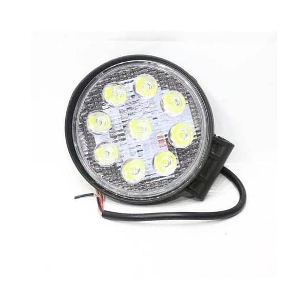 9 Smd Round Bar Light With Flasher