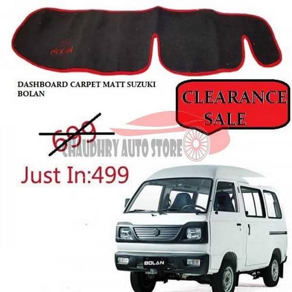 DashBoard Carpet Matt Suzuki Bolan