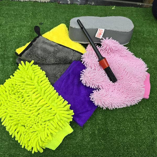 6-in-1 Universal Microfiber Cleaning Kit for All Cars