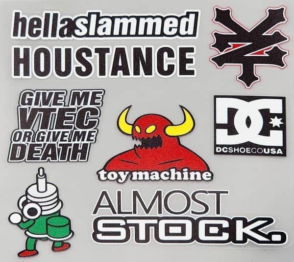 Custom Embossed Sticker Sheet for Cars & Bikes - HELLA SLAMMED