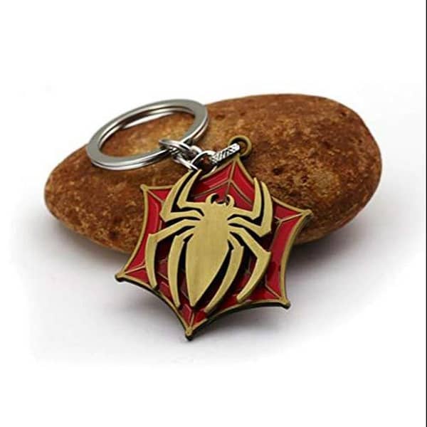 Spider-Man Metal KeyChain Avengers Superhero Spiderman Logo Key Chain 1 pcs