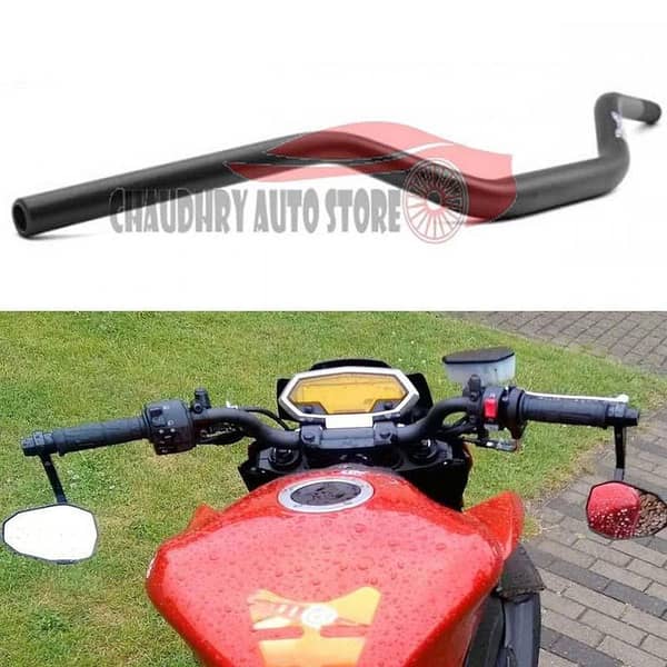 Fat Bar Style Bike Handle Universal Black