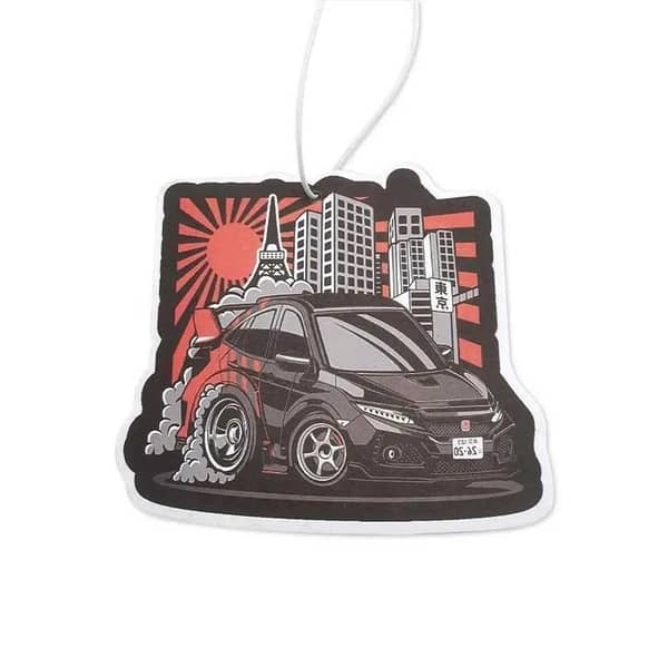 Honda Civic Type R Style Car Air Freshener Hanging Perfume Rear View Mirror Decor For Car 1 Pc
