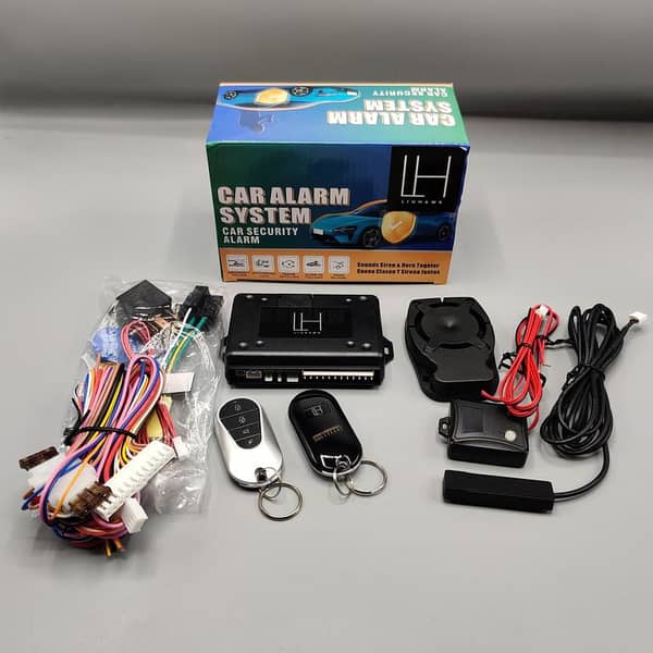 Liuhawk Car Security Alarm System With Immobilizer Key
