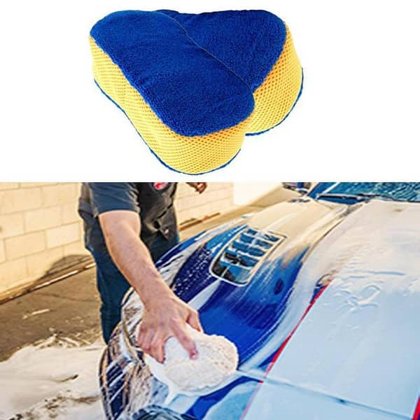 Large Pack of 2 Microfiber Sponges