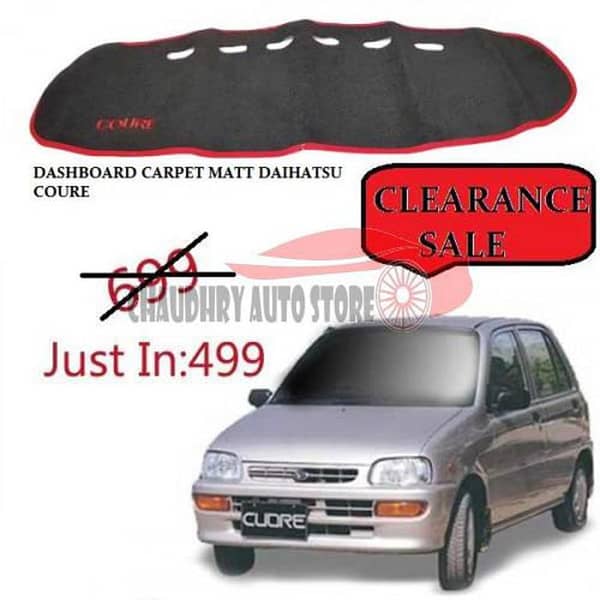 DashBoard Carpet Matt Daihatsu Coure