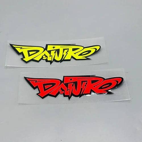 Custom Embossed Sticker Sheet for Cars and Bikes by Daijiro