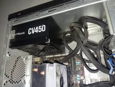psu 450w 80+ bronze Corsair cv 450 with box excellent condition