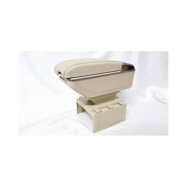 Universal Arm Rest Console Box 6 Ports Charger Beige Color
