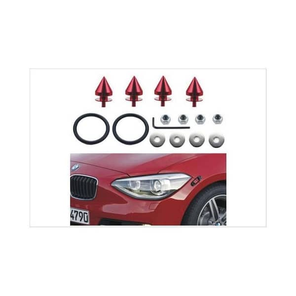 Jdm Bumper Quick Release Spike Red
