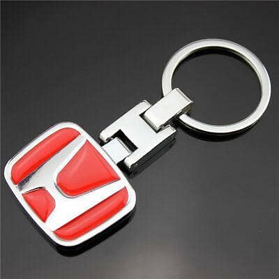 HONDA Metal Keychain in Black and Red - 1 Piece
