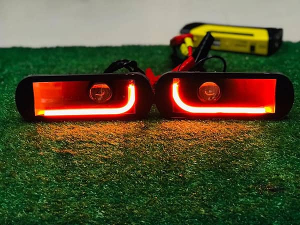SUZUKI Mehran Custom Made Bumper lights And indicators Dual Colour White yellow