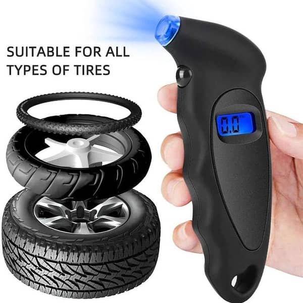 DIGITAL CAR TIRE TYRE AIR PRESSURE GAUGE METER LCD DISPLAY 1 pcs
