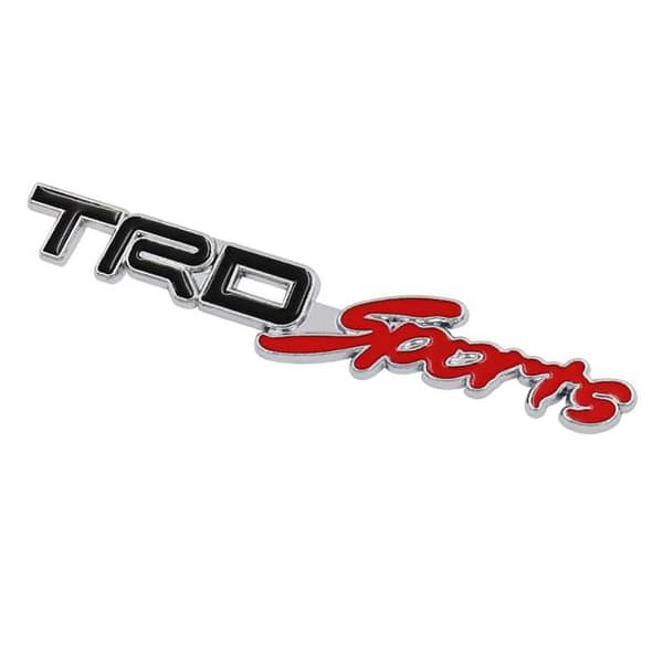 TRD Sports Logo Metal Emblem Monogram For Car Motorcycle 1 Pcs