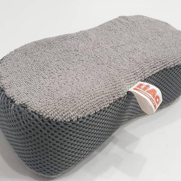 Large 2-Piece Microfiber Sponge Set for Washing and Polishing
