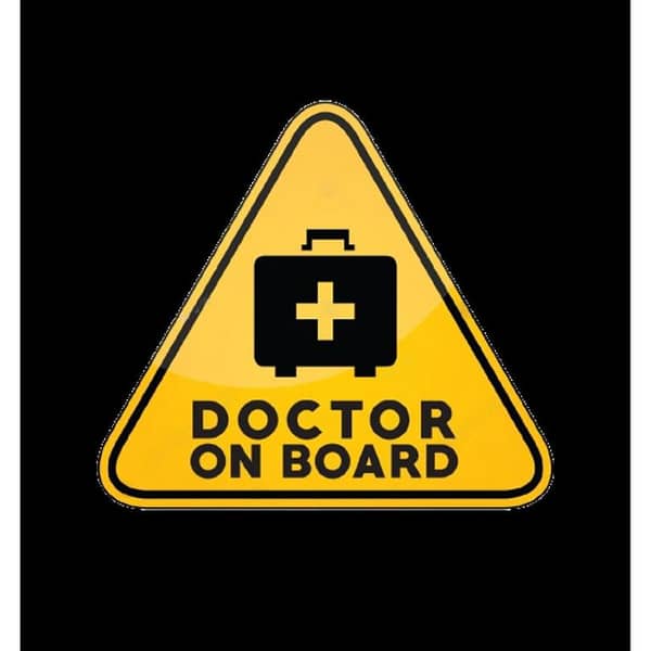 Doctor On Board Stickers