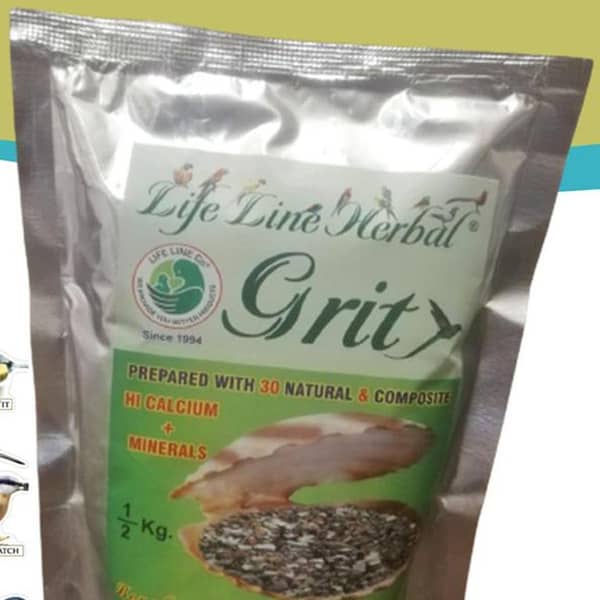 Herbal Grit For all kind of Birds | Full of Calcium & Minerals - 500 Grams