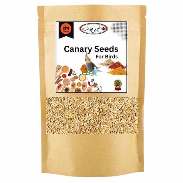 Canary Seeds Organic Natural Whole Birds Food - 1KG