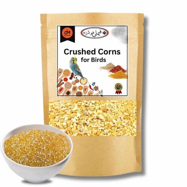 Crushed Corn for Birds, Budgies, Lovebirds & Parrots - 5 KG BAG