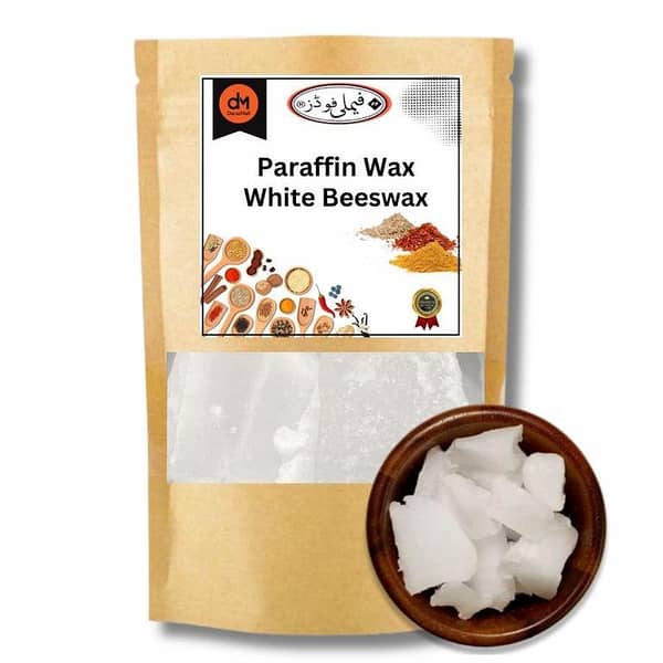 White Beeswax - Paraffin Wax | Candle Wax (Moom Desi) - 250 Grams