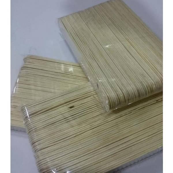 Bundle of 3 x Pack of 50 Large Ice Cream Stick (wooden) for Art Work-Plain
