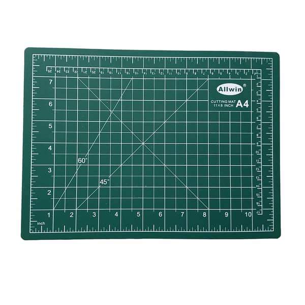 A4 Paper Cutting Mat Self Healing Printed Grid Design NonSlip Framing Surface