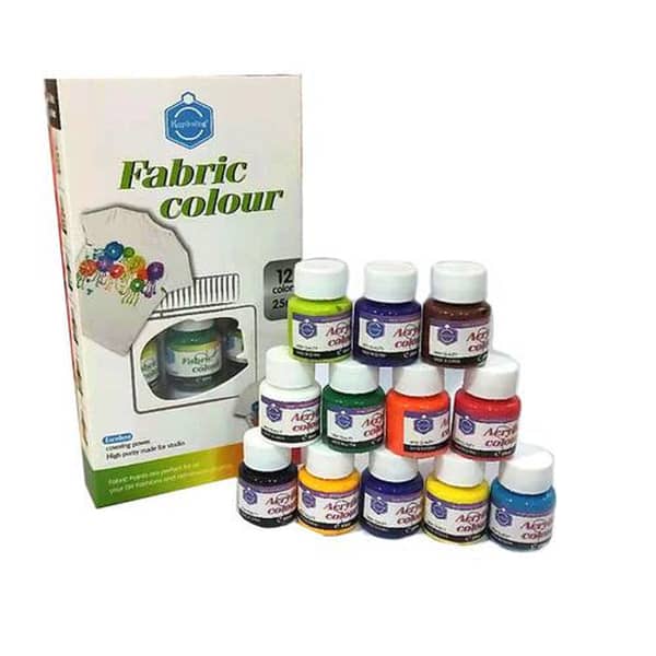 Keep Smiling Fabric Color Colour 12 x 25ml