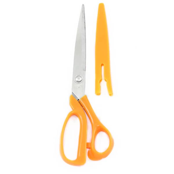 Paper Scissors With Plastic Cap 9 inches - 1pc
