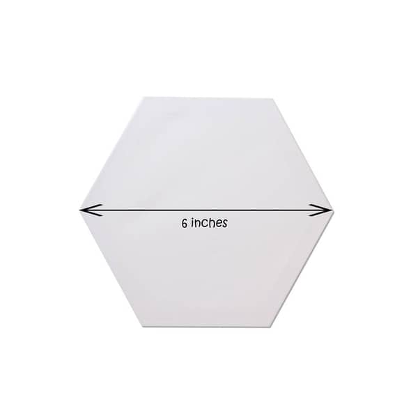 1 Piece Of 6X6 Inches hexagon Canvas For Painting - 6 x 6 hexagon Canvas Board