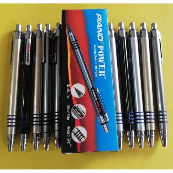 One Pack of PIANO Power Ball pen (10 Pcs) - Blue