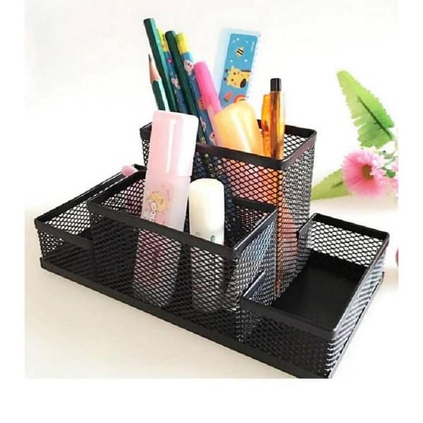 Metal Stand Combination Holder Desk Desktop Accessories Organizer Pen Pencil storage