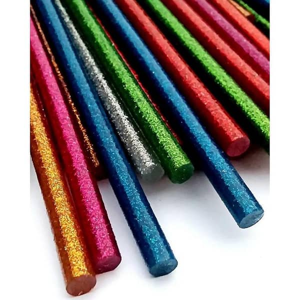 12Pcs For Small Machine 7Mm Thick Glue Gun_Glitter Sticks