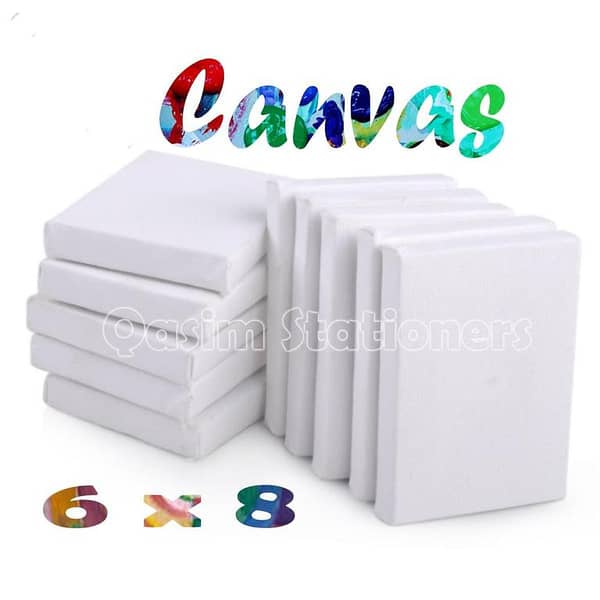 1 Piece Of 6X8 Inches Canvas For Painting - 6 x 8 Canvas Board